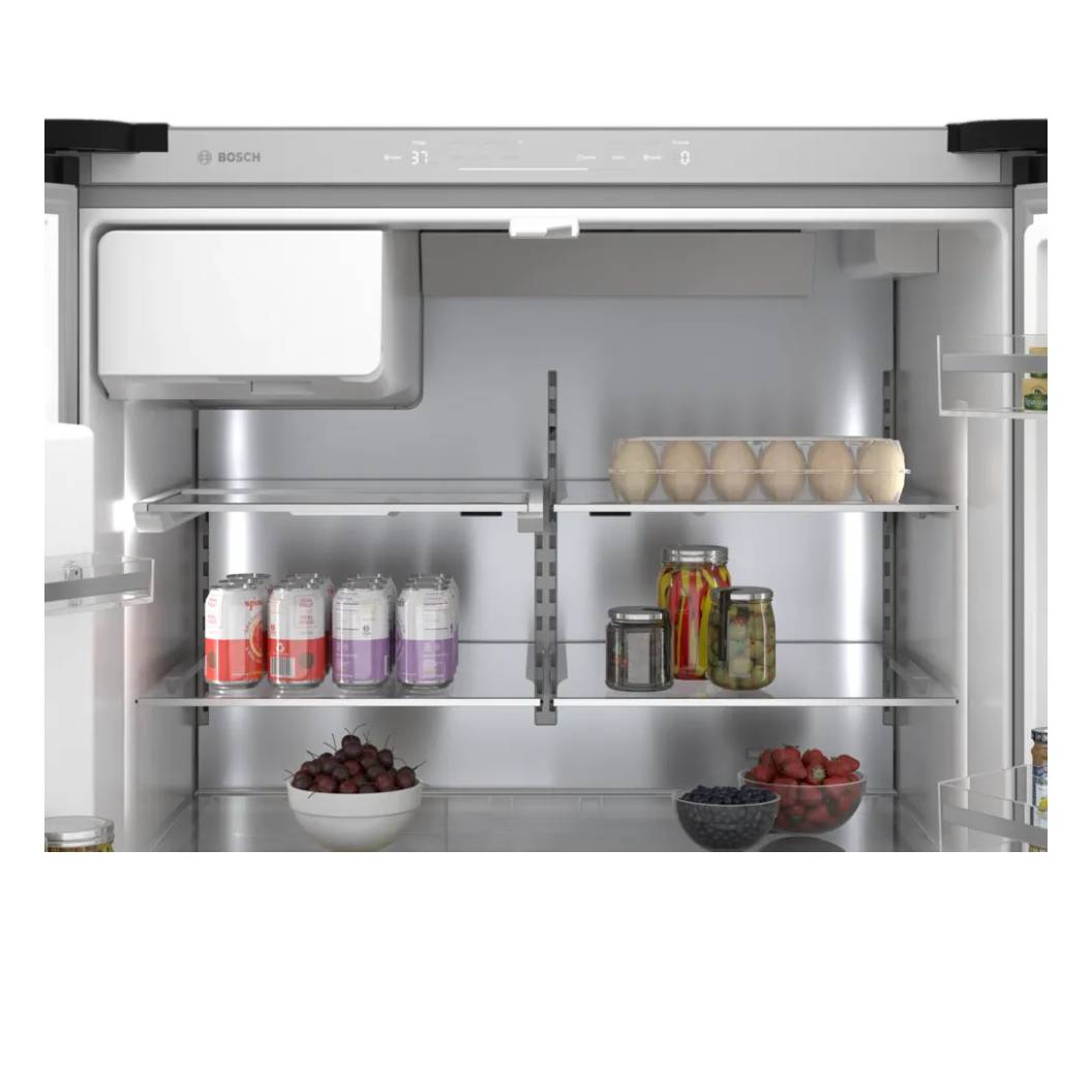 Réfrigérateur porte française 36 po 3 portes Inox noir - Série 500