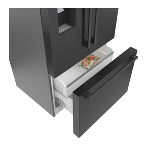 Réfrigérateur porte française 36 po 3 portes Inox noir - Série 500
