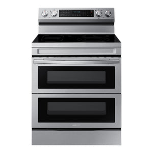Cuisinière électrique Flex Duo 30 po, 6,3 pi³ Inox avec Autonettoyage et Convection véritable