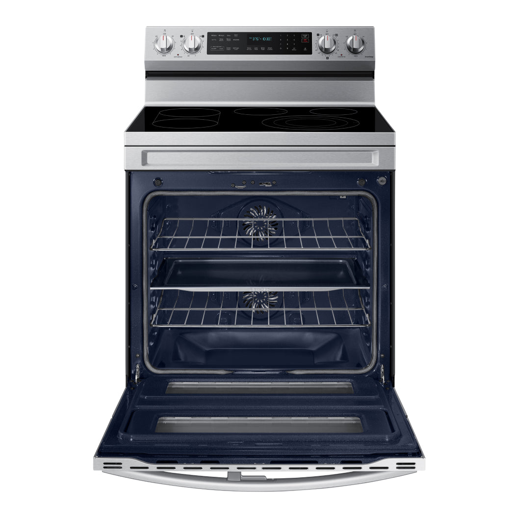 Cuisinière électrique Flex Duo 30 po, 6,3 pi³ Inox avec Autonettoyage et Convection véritable