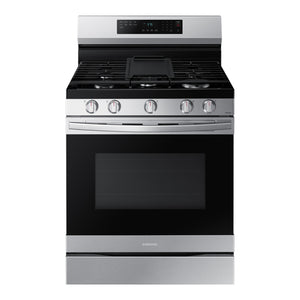 Cuisinière au gaz intelligente 30 po, 6,0 pi³ Inox avec Air Fry et Autonettoyage