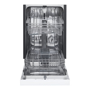 Lave-vaisselle encastrable 18 po. 52 dBA Blanc