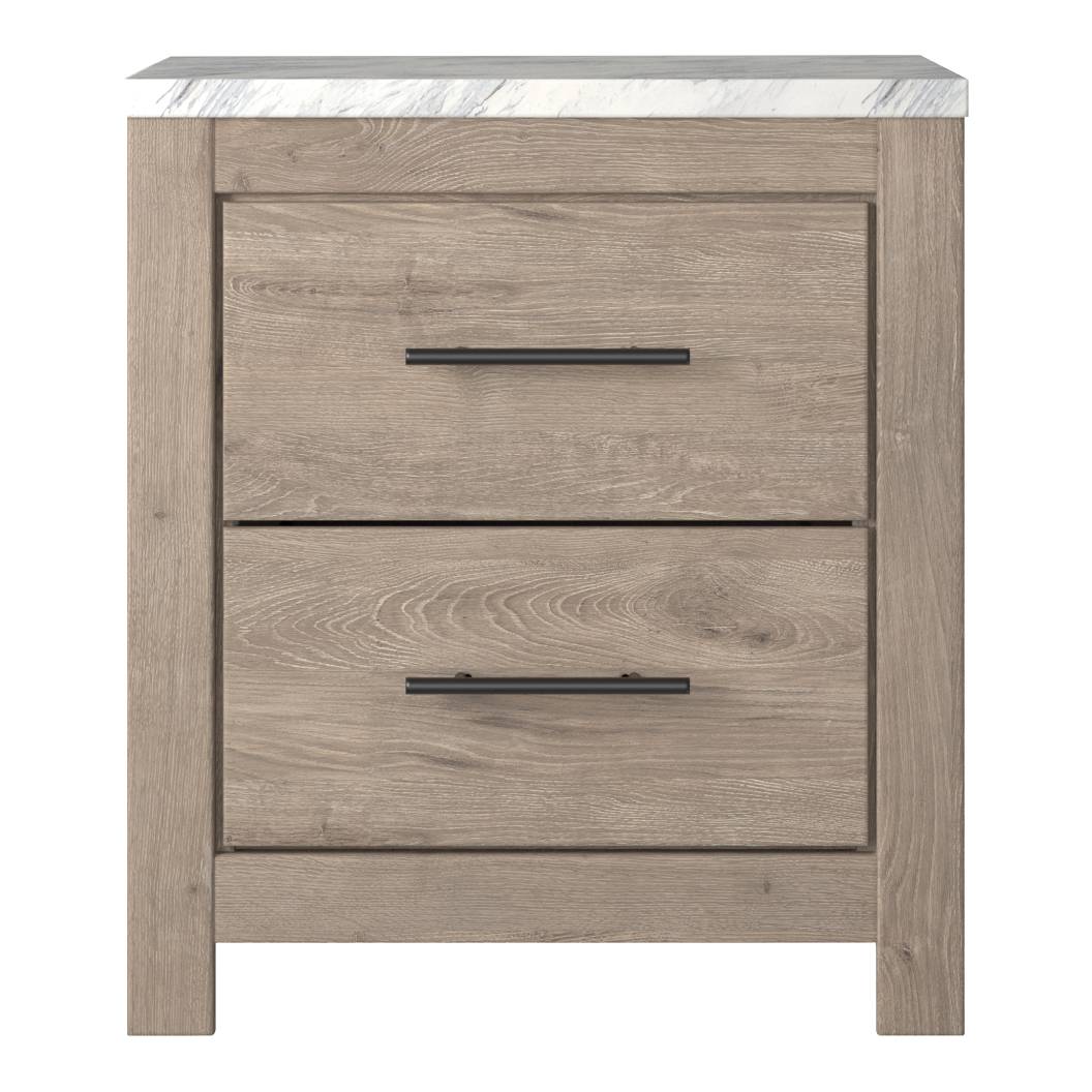 Table de chevet Brun clair en bois - Senniberg