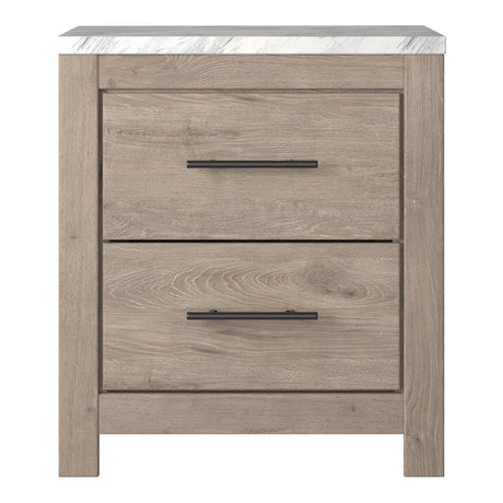 Table de chevet Brun clair en bois - Senniberg