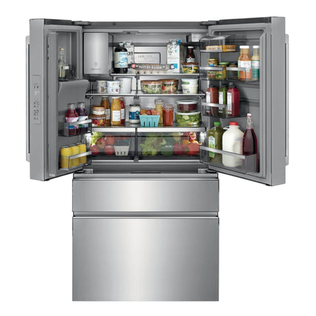 Réfrigérateur portes françaises Inox 36po