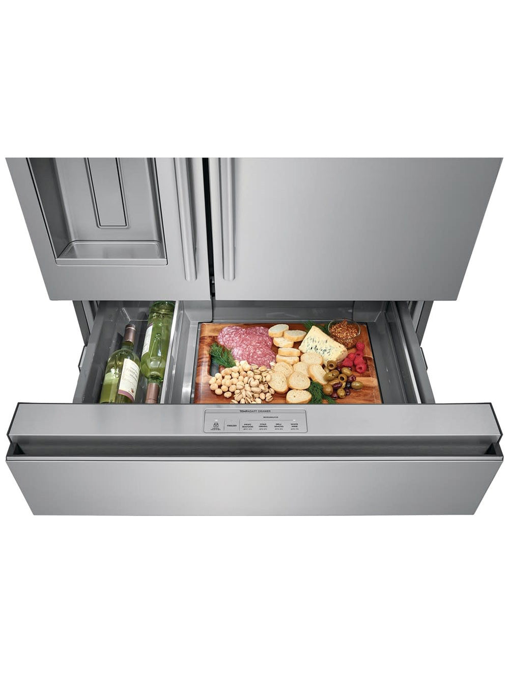 Réfrigérateur portes françaises Inox 36po
