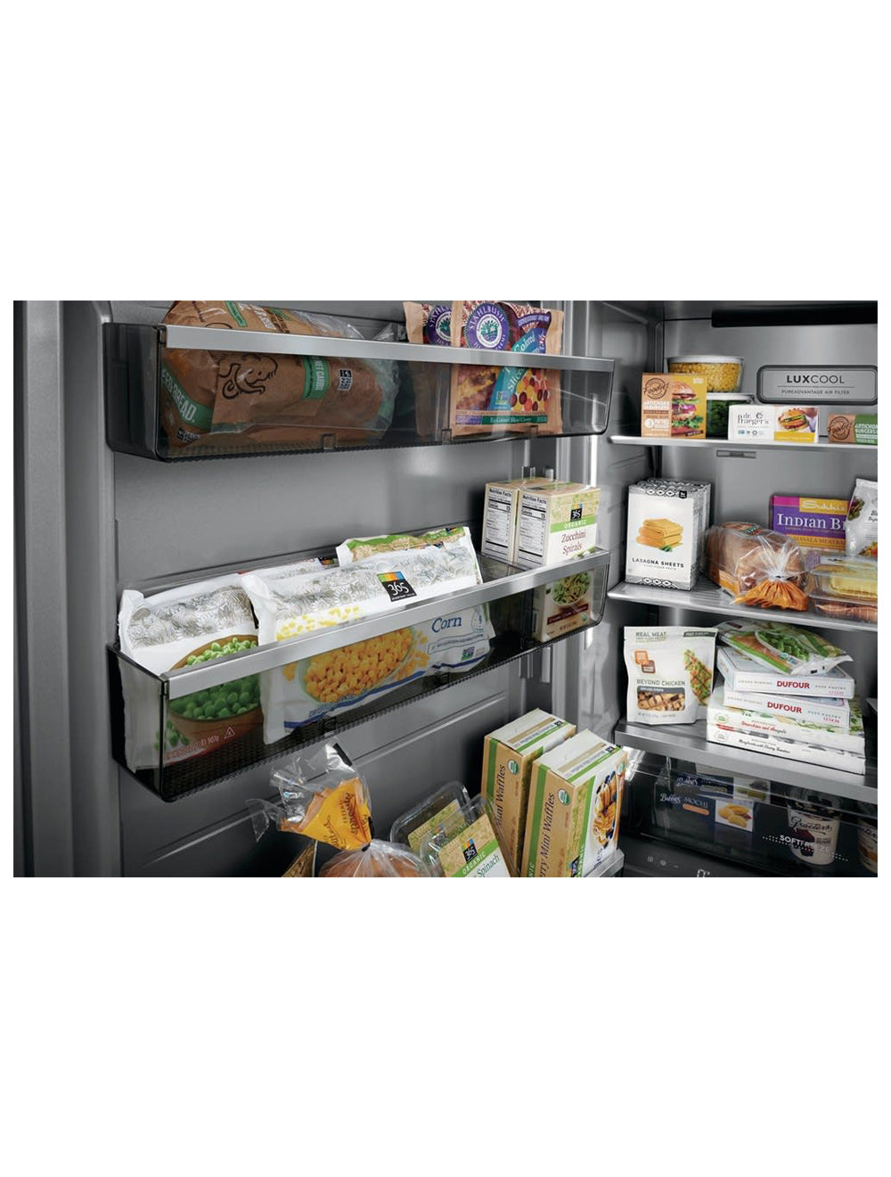 Congélateur vertical encastré Inox 33PO