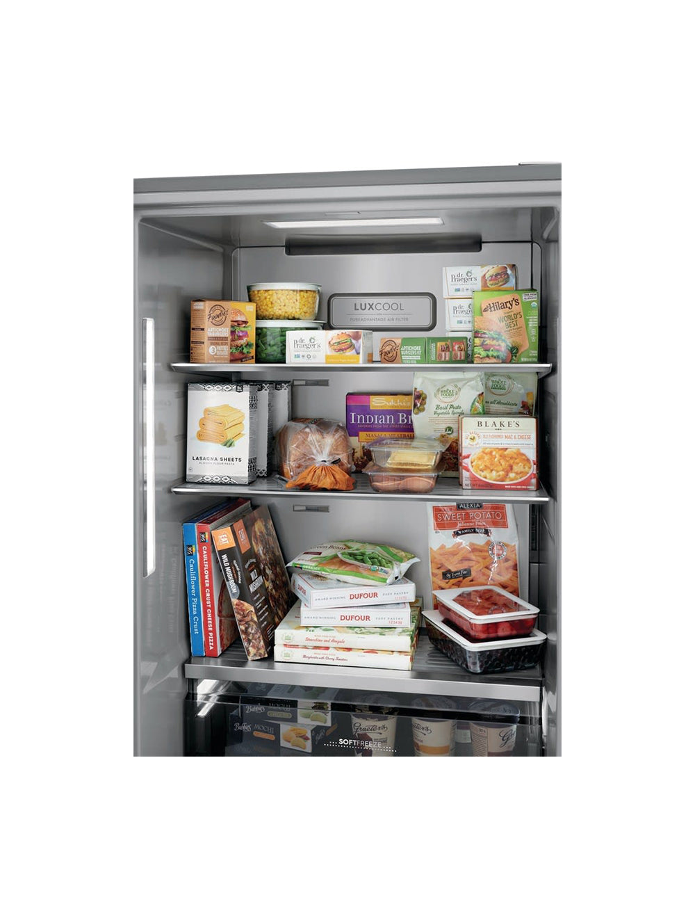 Congélateur vertical encastré Inox 33PO