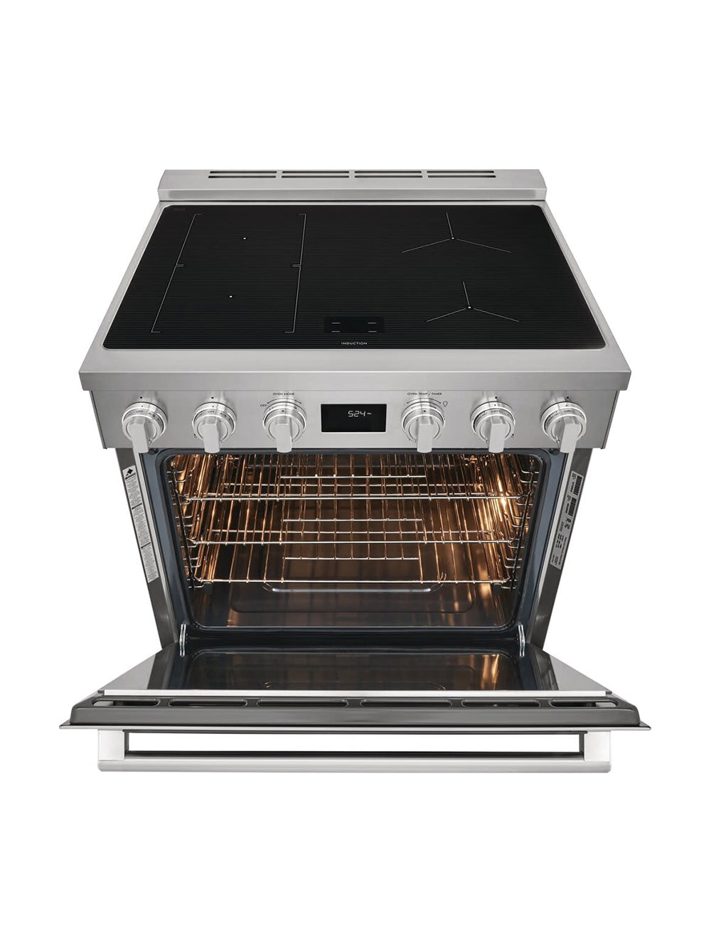 Cuisinière à induction autoportante 30 po. 4,6 pi³