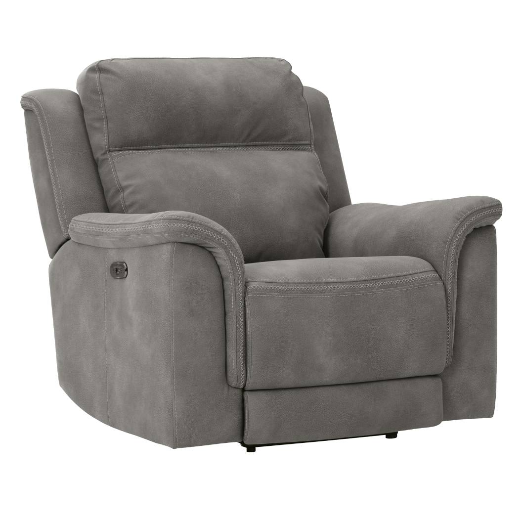 Fauteuil en tissu gris zéro gravité motorisé - Next-Gen Durapella