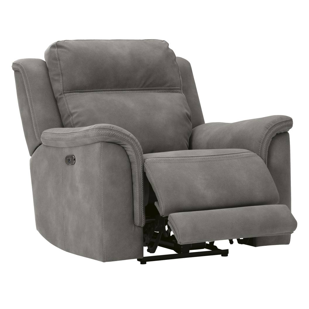 Fauteuil en tissu gris zéro gravité motorisé - Next-Gen Durapella