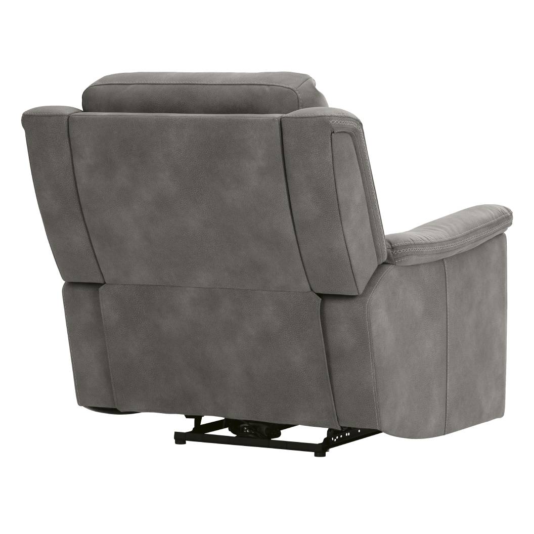 Fauteuil en tissu gris zéro gravité motorisé - Next-Gen Durapella