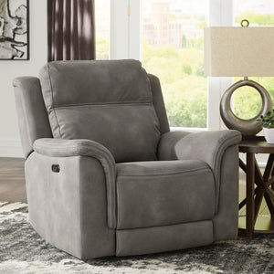 Fauteuil en tissu gris zéro gravité motorisé - Next-Gen Durapella