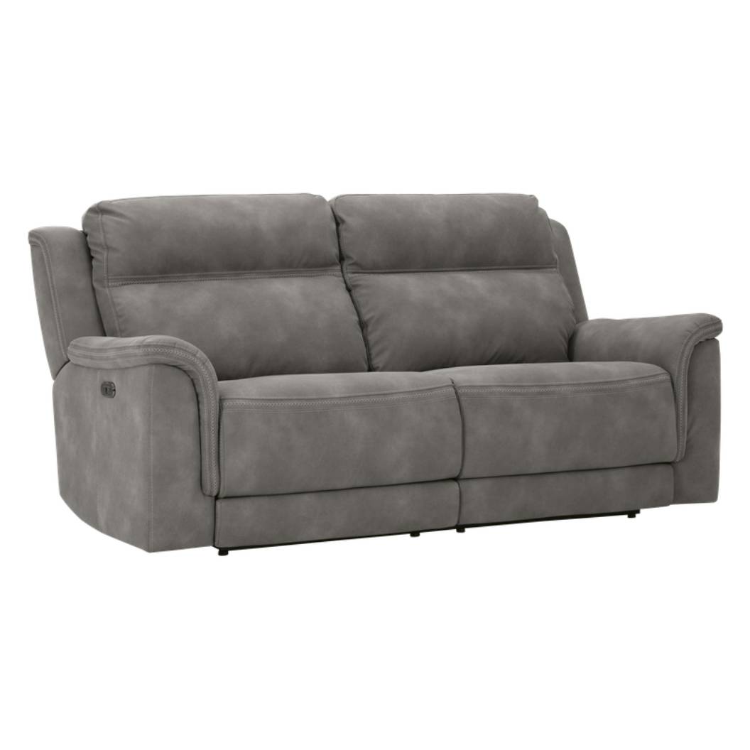 Sofa condo brun grisâtre tissu motorisé - Next-Gen Durapella