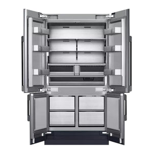 Réfrigérateur 4 portes Inox 42po