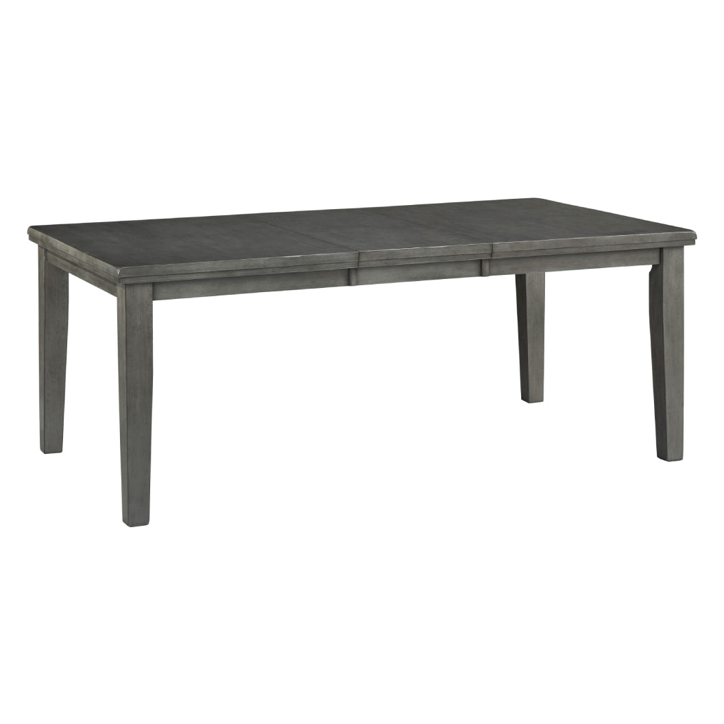 Table de salle à manger en bois grise extensible - Hallanden