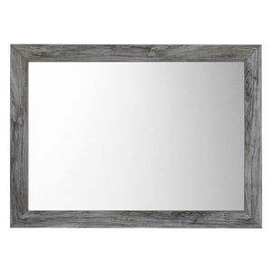 Miroir de bureau en bois/placage gris - Baystorm