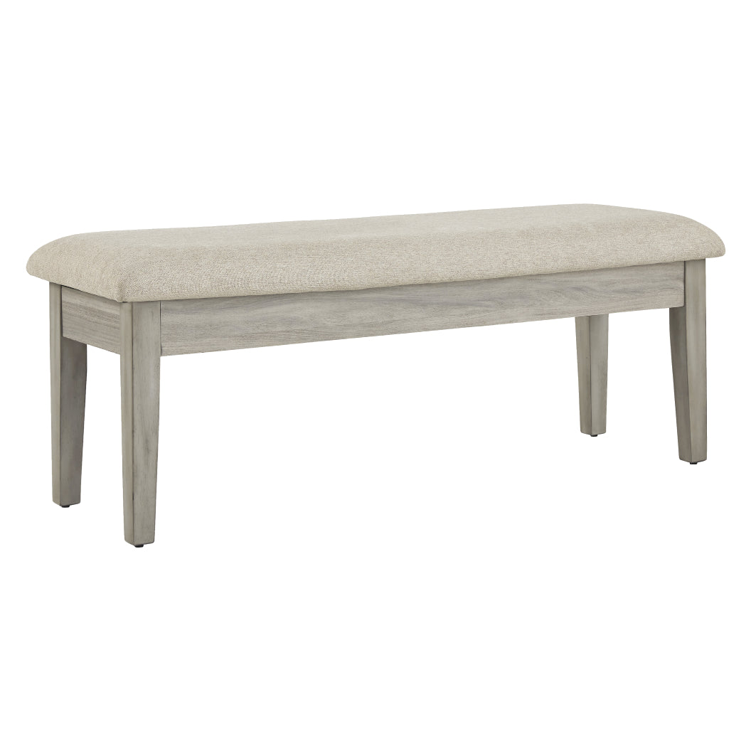 Banc de rangement Parellen en tissu beige