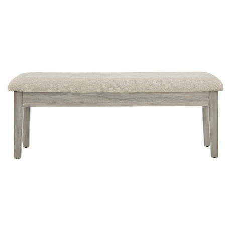 Banc de rangement Parellen en tissu beige