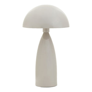 Lampe de table en forme d'un champignon en métal 15 po. - Arcata