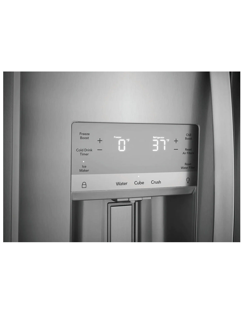 Réfrigérateur côte à côte Inox 33PO