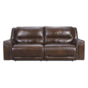 Sofa condo brun foncé cuir motorisé - Catanzaro