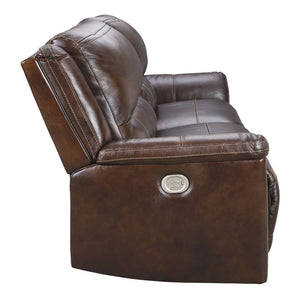 Sofa condo brun foncé cuir motorisé - Catanzaro