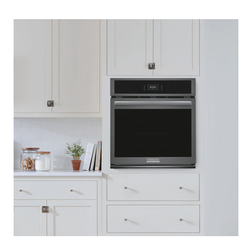 Four encastrable simple 27 po. 3,8 pi³ Inox noir