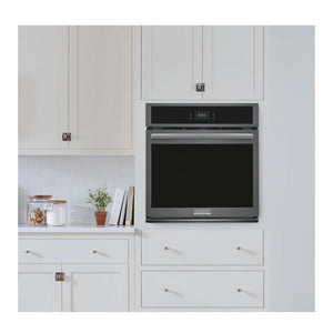 Four encastrable simple 27 po. 3,8 pi³ Inox noir