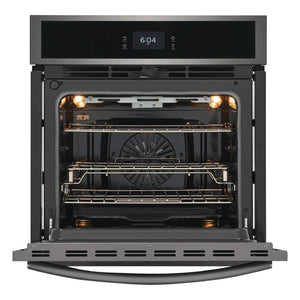 Four encastrable simple 27 po. 3,8 pi³ Inox noir