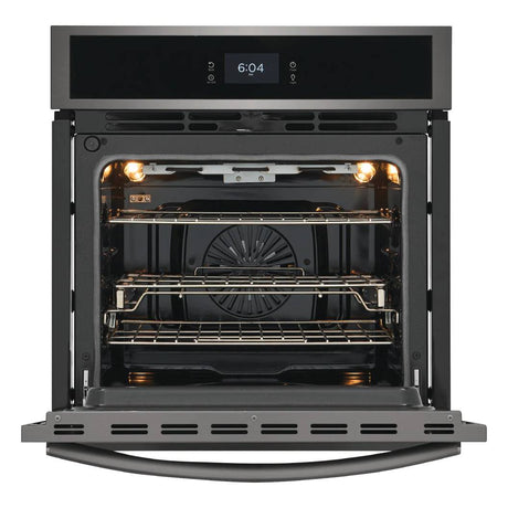 Four encastrable simple 27 po. 3,8 pi³ Inox noir