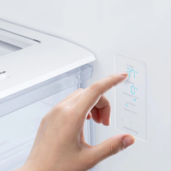 Réfrigérateur porte française argent 30 po 3 portes 22,1 pi³ Argent - All-Around Cooling