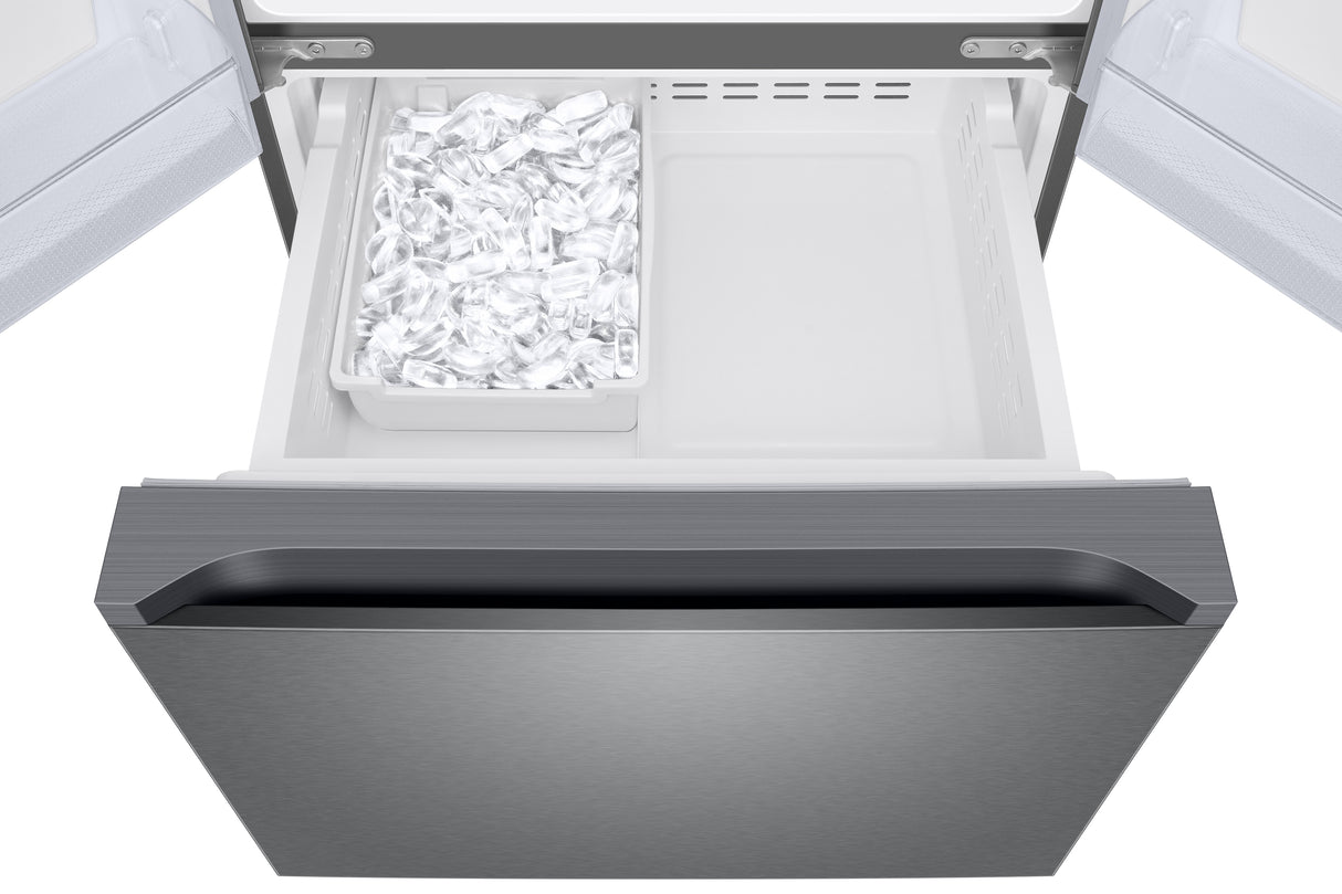 Réfrigérateur portes françaises argent 30po