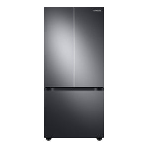 Réfrigérateur portes françaises Inox noir 30po