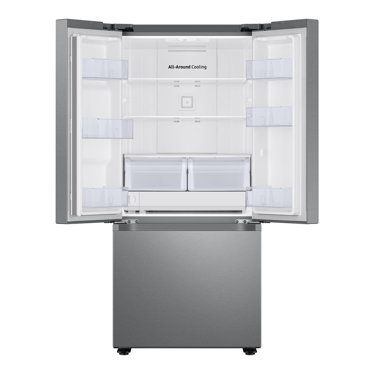 Réfrigérateur portes françaises Argent 30po