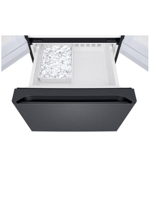 Réfrigérateur portes françaises Inox noir 30po