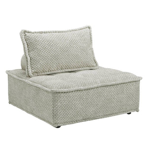 Fauteuil d’appoint taupe en tissu - Bales