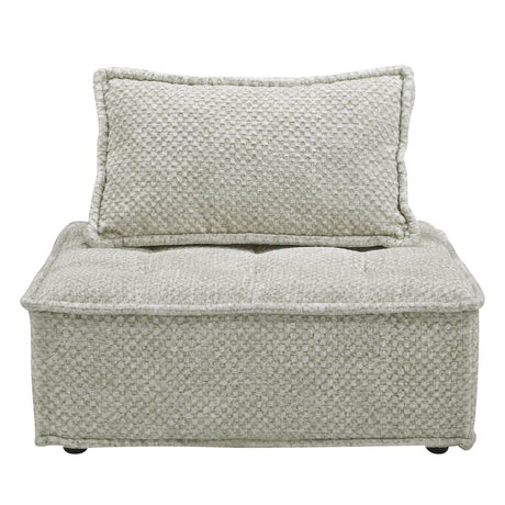 Fauteuil d’appoint taupe en tissu - Bales