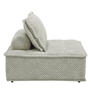 Fauteuil d’appoint taupe en tissu - Bales