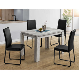 Table de salle à manger rectangulaire en MDF/stratifié - I 1164-1166