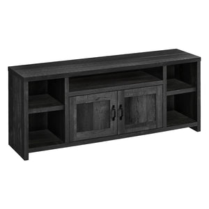 Meuble de télévision en stratifié faux bois à 2 portes - I 2742-2743