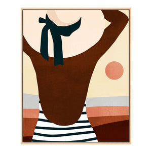 Encadrement 24 x 30 po - Sunseekers Bathers I