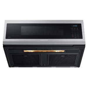 Micro-ondes à hotte intégrée 30 po, 1,1 pi³ Inox avec Wi-Fi
