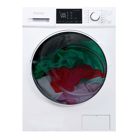 Unité combinée laveuse-sécheuse frontale 2,7 pi³ Blanc avec 14 cycles de lavage & 2 cycles de séchage