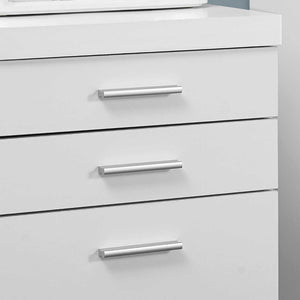 Classeur en MDF/stratifié mobile avec 3 tiroirs - I 7048-7049-7051-7400-7401