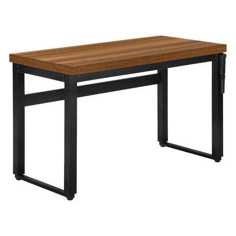 Bureau de travail ajustable en bois/MDF et métal noir - I 7675-7676-7677