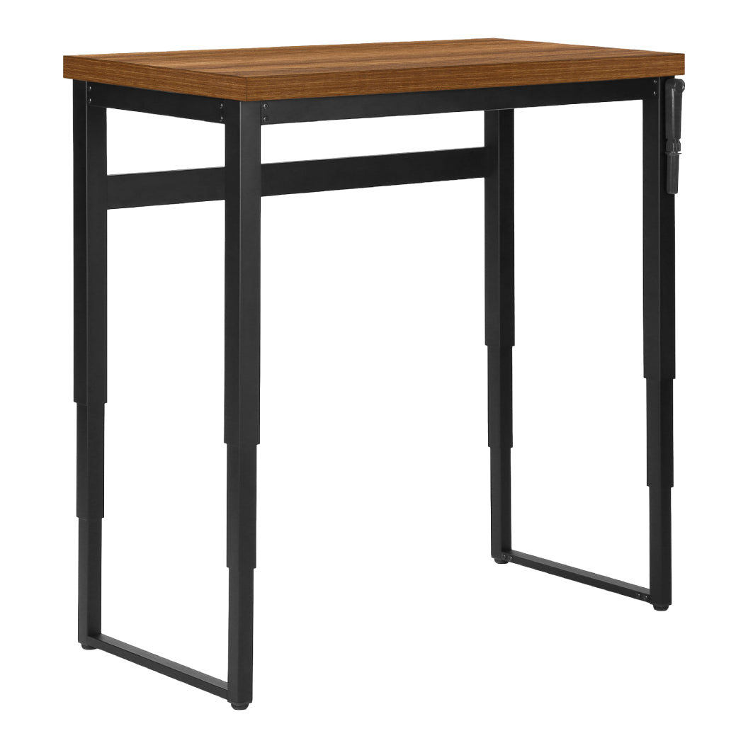 Bureau de travail ajustable en bois/MDF et métal noir - I 7675-7676-7677