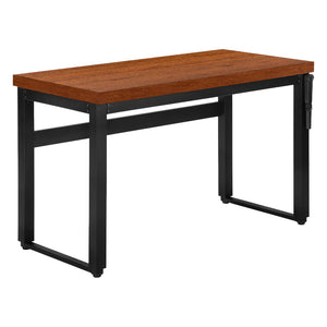 Bureau de travail ajustable en bois/MDF et métal noir - I 7675-7676-7677