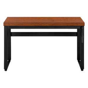 Bureau de travail ajustable en bois/MDF et métal noir - I 7675-7676-7677