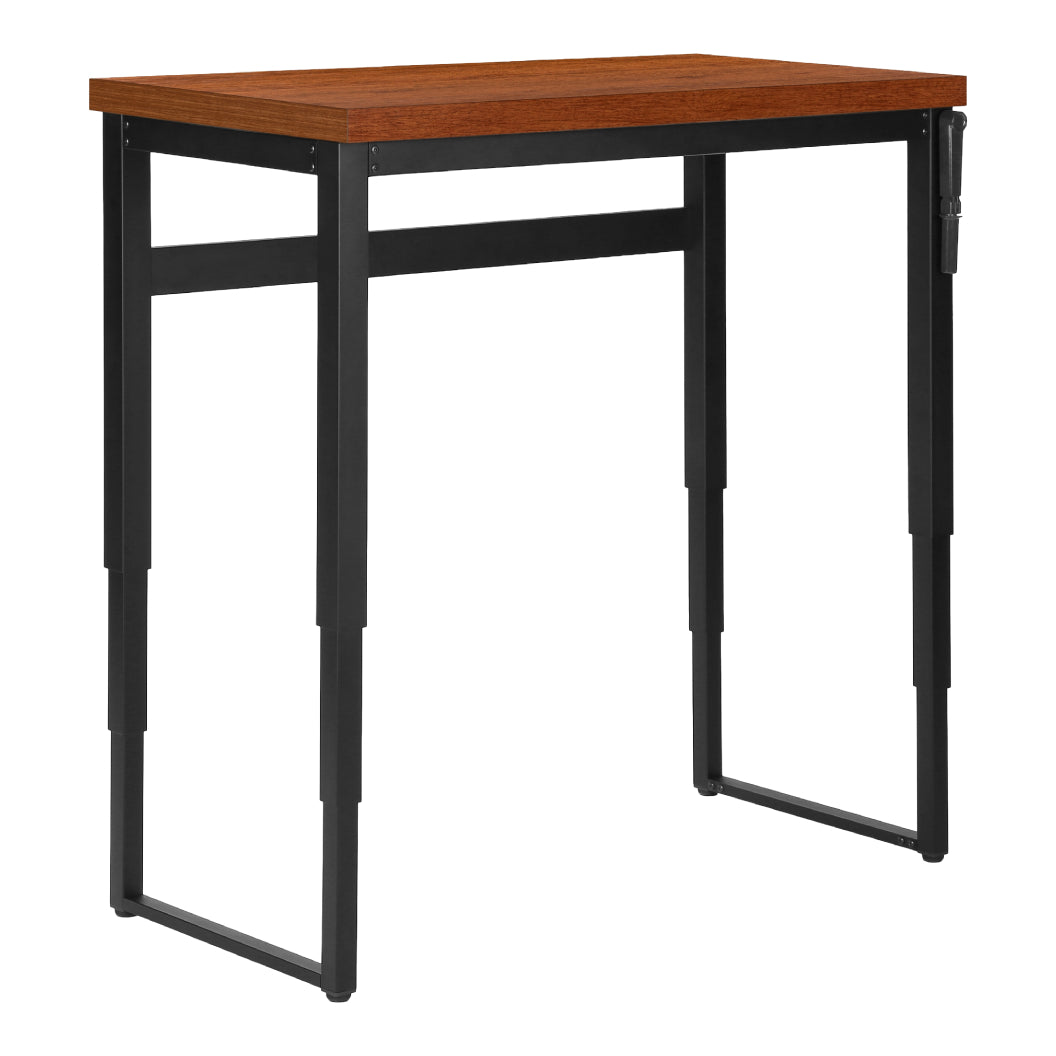 Bureau de travail ajustable en bois/MDF et métal noir - I 7675-7676-7677